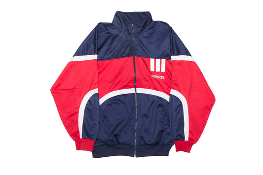 Adidas Embroided Logo Full Zip Tracket Jacket - L