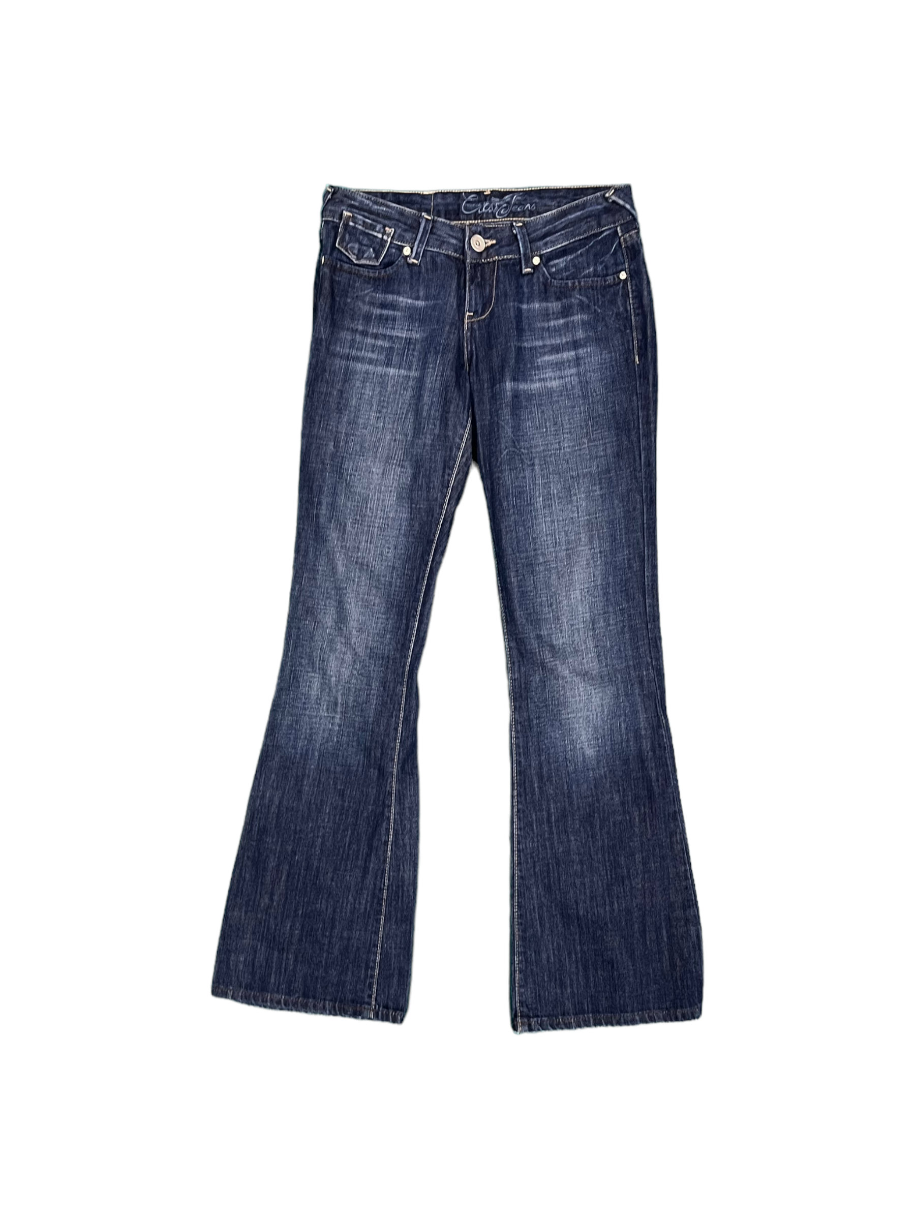Womens Flared Vintage Jeans - Waist 28" Length 32"