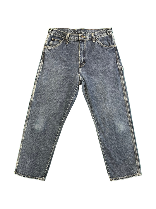Mens Dickies Darkwash Straight Fit Jeans - Waist 36" Length 30"