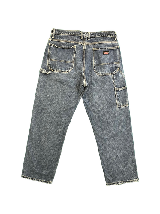 Dickies 深色水洗直筒牛仔裤 - W36 英寸 L30 英寸