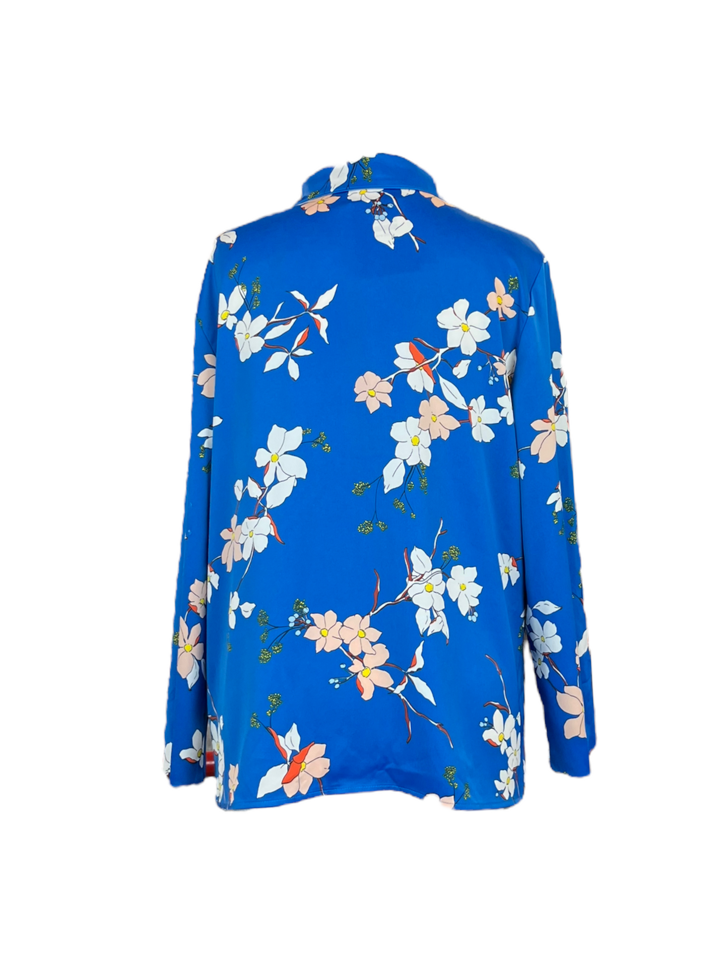 Womens Floral Long Sleeve Blouse - UK 16