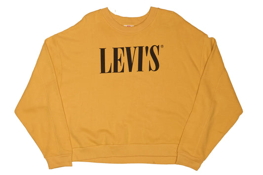 Womens Levis Crop Top Sweatshirt - L