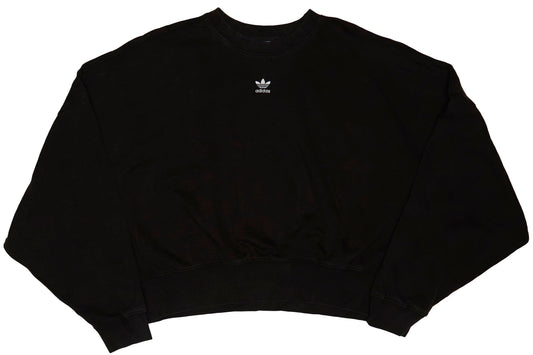 Womens Adidas Crop Top Sweatshirt - XL