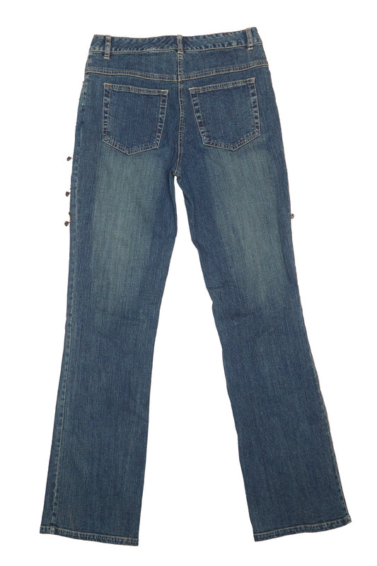 Womens Low Waist Straigh Cut Jeans - W30" L32"