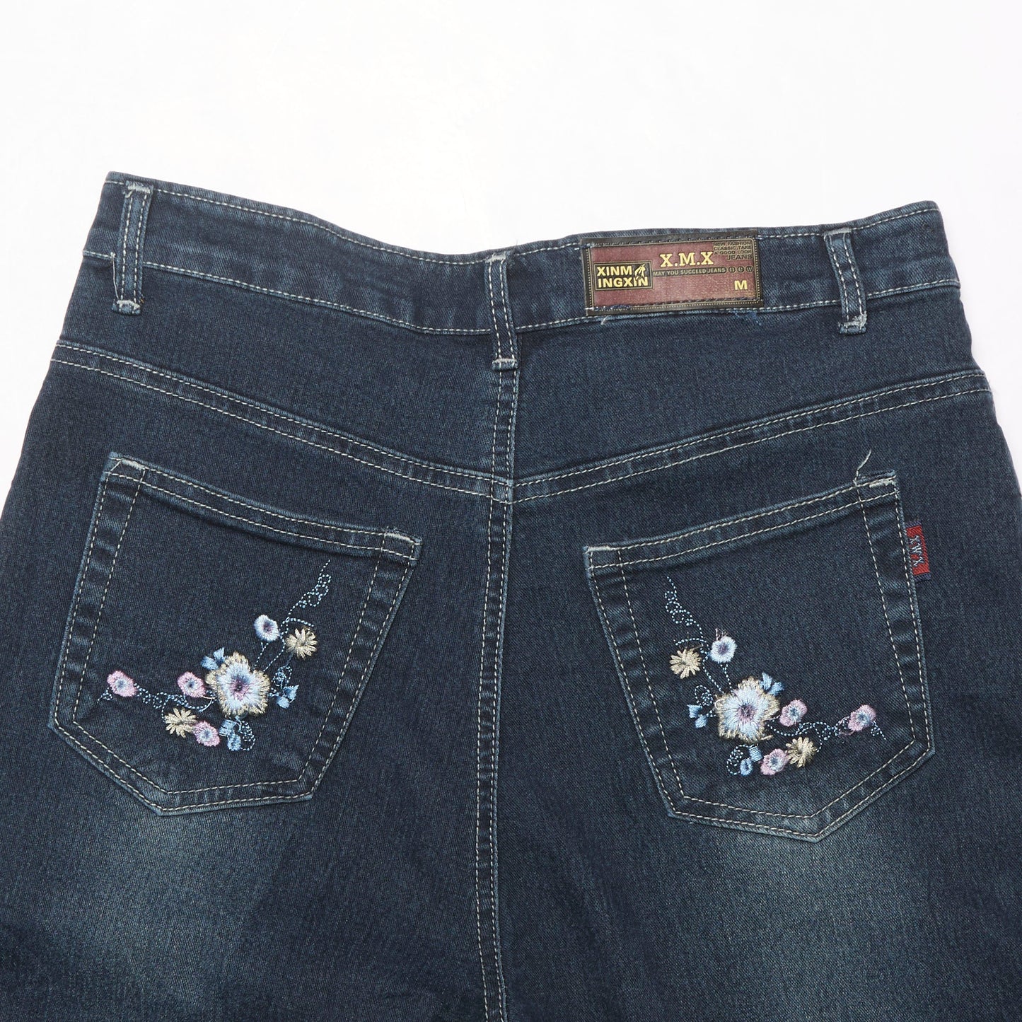 XMX Floral  Straight Leg Jeans - W30" L25"