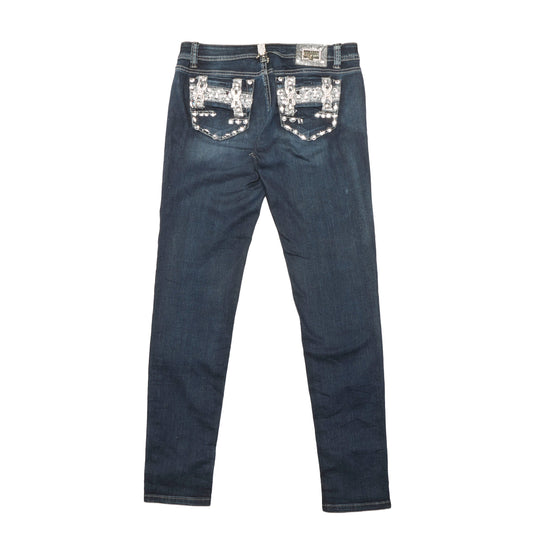 Jewel Encrusted Slim Fit Jeans - W32" L29"