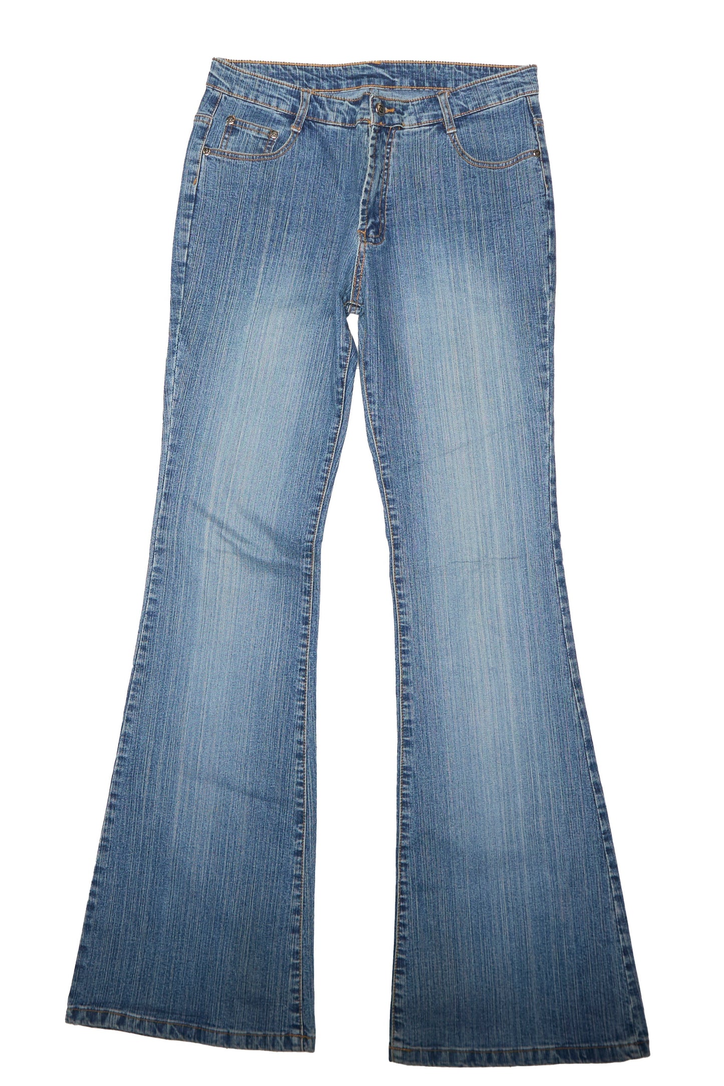 Womens Just Y2K Flared Jeans - W32" L30"