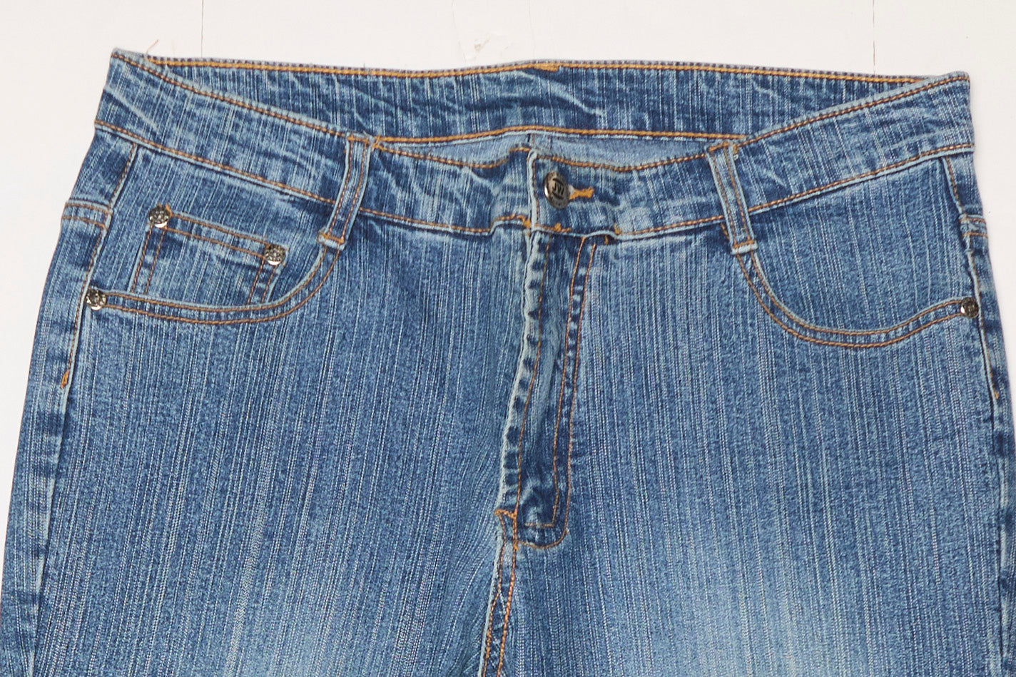 Womens Just Y2K Flared Jeans - W32" L30"