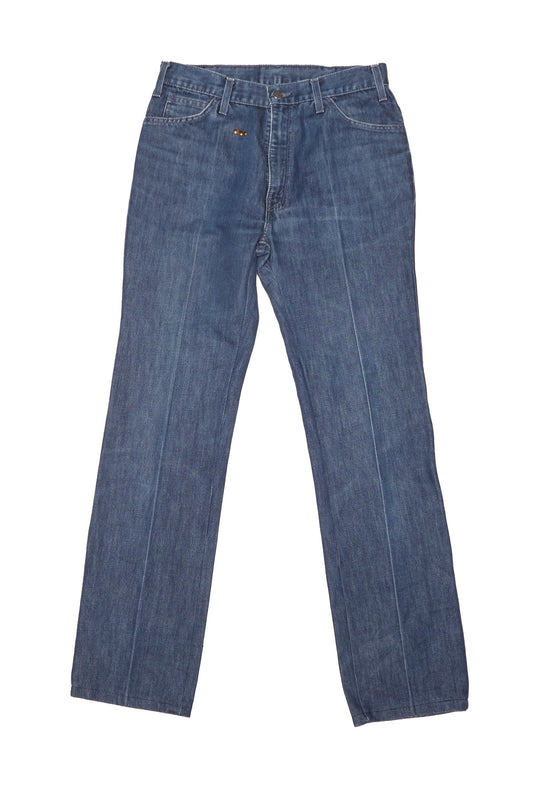 Womens zip Centre Creased Levis Straight Cut Jeans - W32" L31"