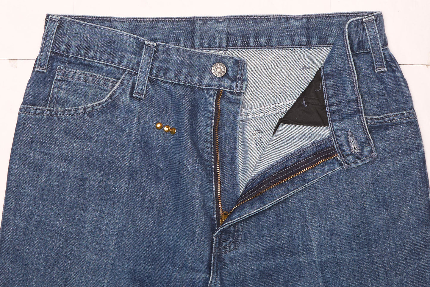Jeans Levis de corte recto con pliegue central y cremallera - W32" L31"
