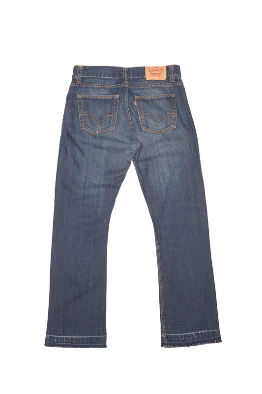Jeans de corte recto con botones - Ancho 33" Largo 34"