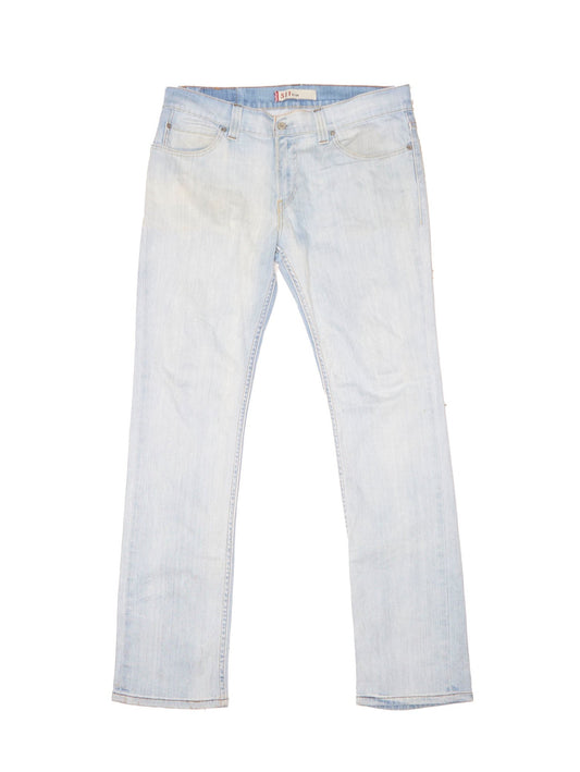 Womens Zip Levis Straight Cut Jeans - W36" L34"