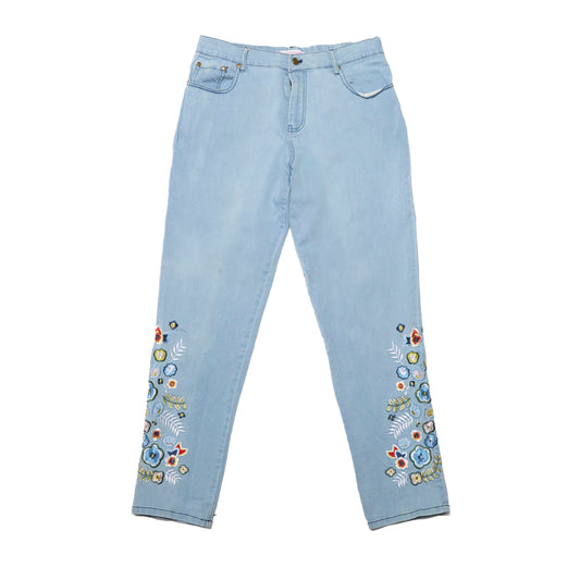 American Sweetheart Embroided Stretch Jeans - W32" L28"
