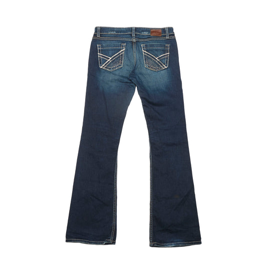 Womens We Are Washed Flared Jeans - W32" L31"