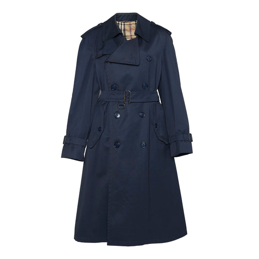 Womens We Are Novacheck Lined Buttoned Trench Coat - L