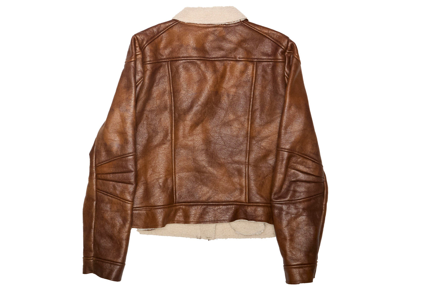 Womens Mim Faux Leather Jacket - S
