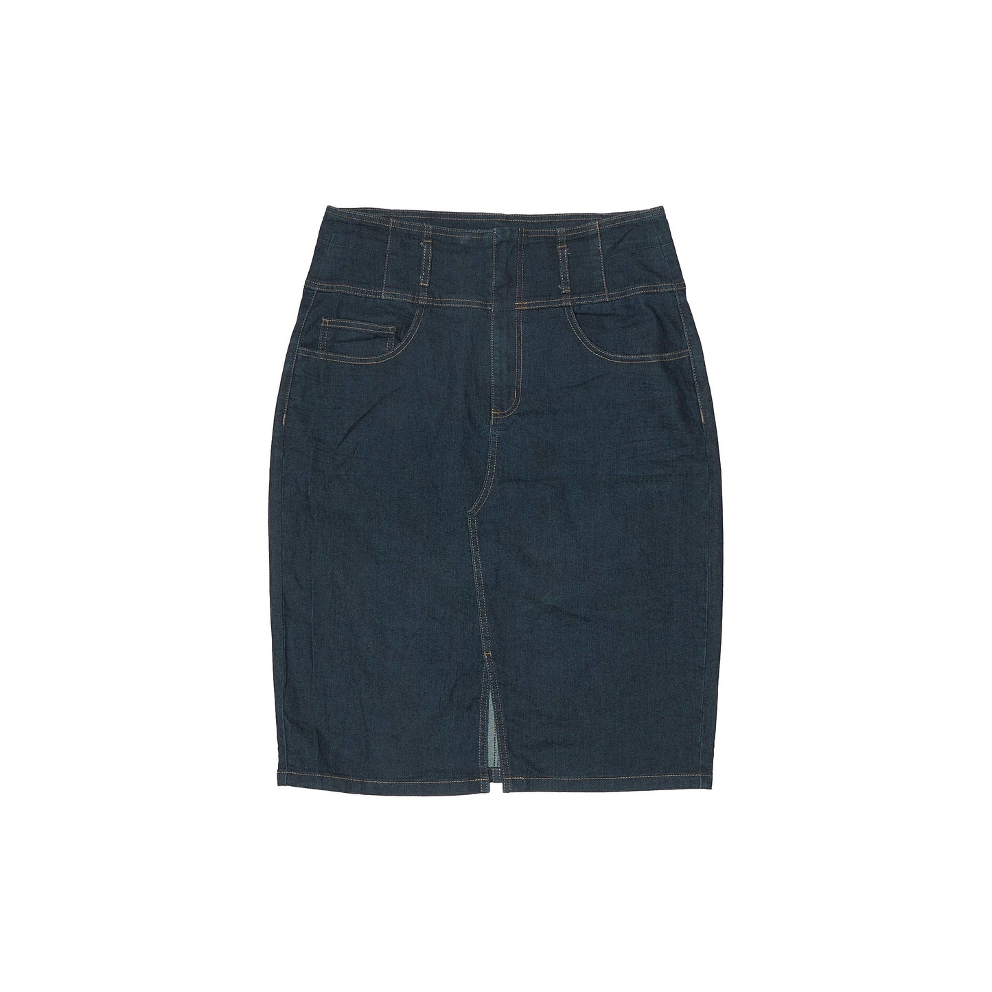 Womens Cache Pocket Denim Mid Skirt - W32"