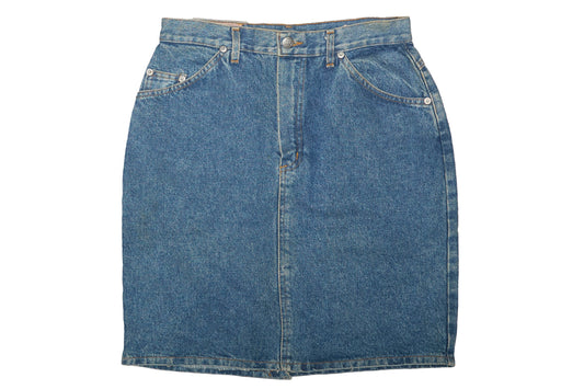 Womens Rifle Denim Midi Skirt - M