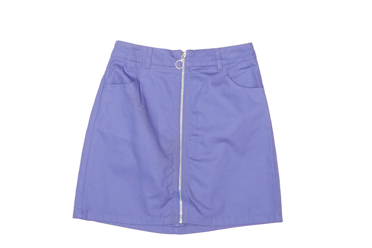 Womens Full Zip Mini Skirt - W26"