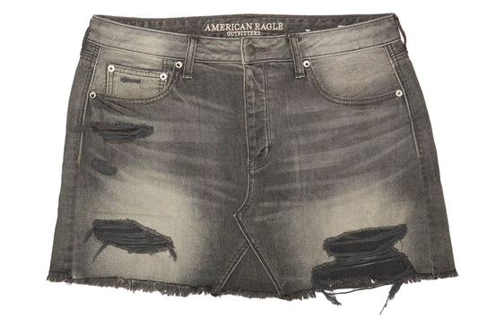 Womens American Eagle Denim Mini Skirt - XL