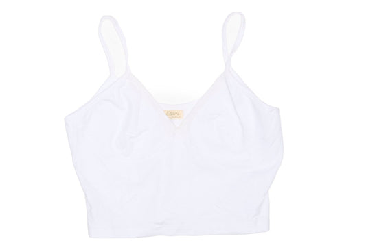 Womens Cotton Crop Top - M