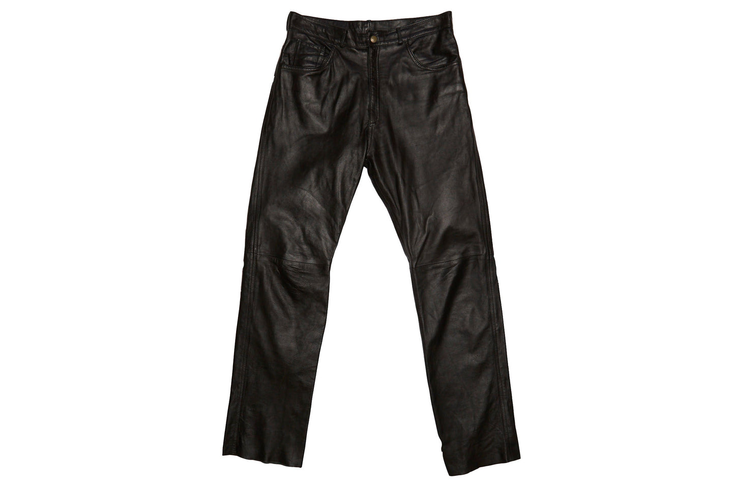 Womens Vera Pelle Leather Trousers - W30" L32"